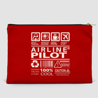 Thumbnail for Airline Pilot Label Zipper Pouch - view 4