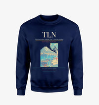 Thumbnail for Toulon-Hyères Airport (TLN) design on navy blue sweatshirt