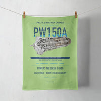 Thumbnail for PW150A design on light green towel