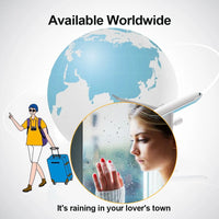Thumbnail for Table clock — Small Portable Smart WiFi Weather Station Digital Alarm Clock on the printed clock face — view 13