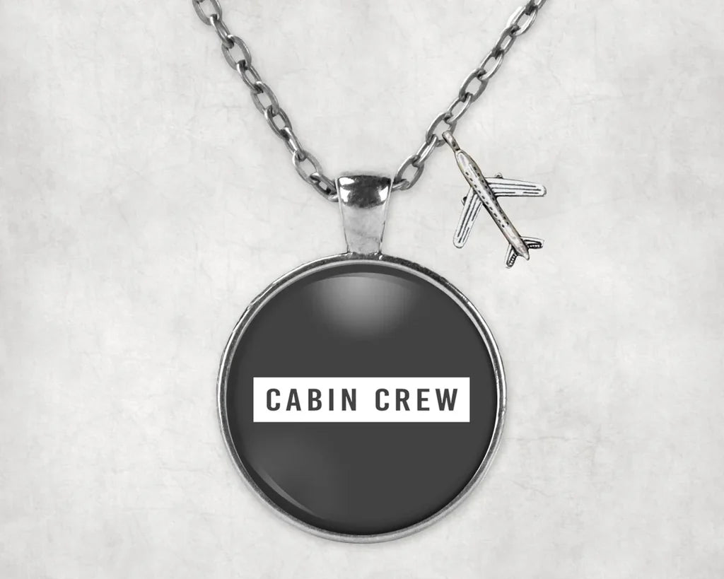 Cabin Crew Text Necklace - view 4