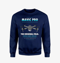 Thumbnail for DJI Mavic Pro design on navy blue sweatshirt