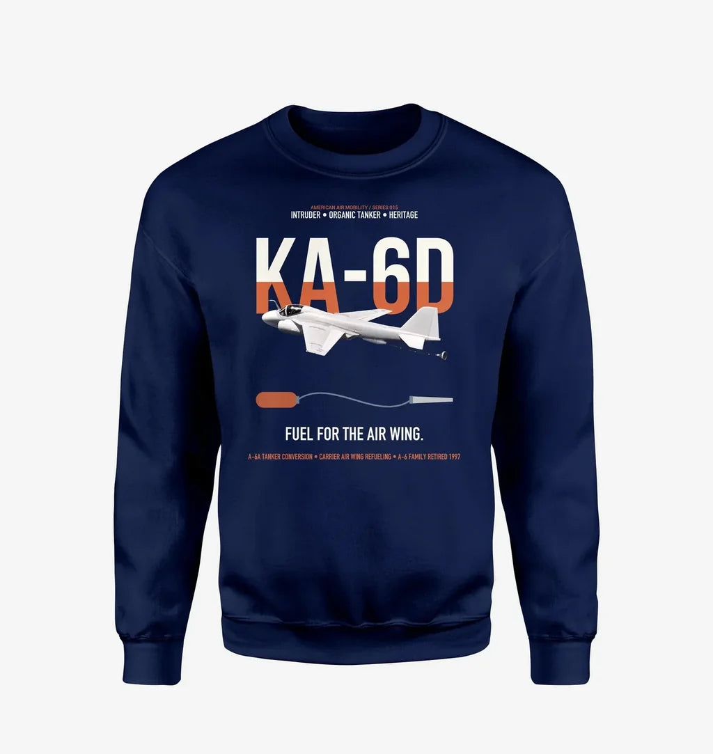 KA-6D Intruder design on navy blue sweatshirt