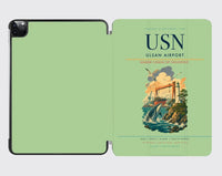 Thumbnail for Ulsan Airport (USN) design on light green ipad tablet case