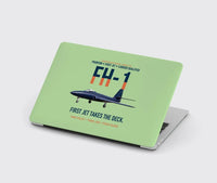 Thumbnail for FH-1 Phantom First Jet Takes the Deck design on light green MacBook case