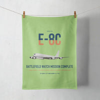 Thumbnail for E-8C Joint STARS design on light green towel