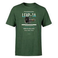 Thumbnail for CFM LEAP-1A design on dark green single side