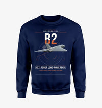 Thumbnail for Avro Vulcan B2 design on navy blue sweatshirt