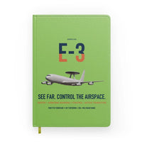 Thumbnail for E-3 Sentry AWACS design on light green notebook
