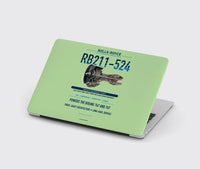 Thumbnail for RB211-524 design on light green MacBook case