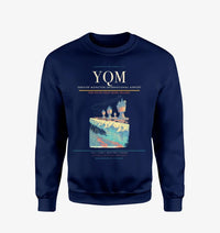 Thumbnail for Greater Moncton International Airport (YQM) design on navy blue sweatshirt