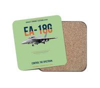 Thumbnail for EA-18G Growler Control The Spectrum design on light green 1 piece coaster