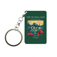 Thumbnail for VINTAGE G4282 - The Muskeg Hop - Designed Key Chain design on darkgreen