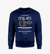 Thumbnail for CF34-8C5 design on navy blue sweatshirt