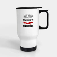 Thumbnail for Customisable Plane Spotter Travel Mug - view 4