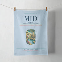 Thumbnail for Merida International Airport (MID) design on light blue towel
