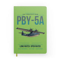 Thumbnail for PBY-5A Catalina design on light green notebook