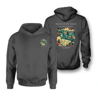 Thumbnail for VINTAGE G4209 - The Island Hop Survey - Double-Side Hoodie design on darkgray double side