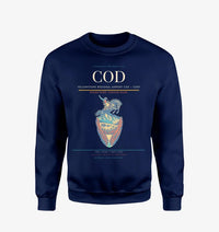 Thumbnail for Yellowstone Regional Airport (COD) design on navy blue sweatshirt