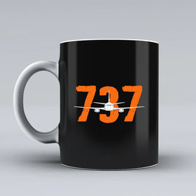 Boeing 737 Ceramic White Mugs