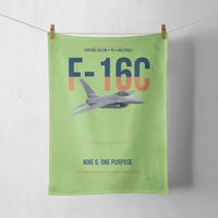 Thumbnail for F-16C Fighting Falcon Nine G One Purpose design on light green towel