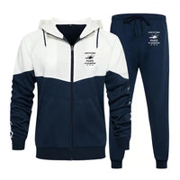 Thumbnail for People Fly Planes Pilots Fly Helicopters Zipped Hoodie - Colourful - Blue