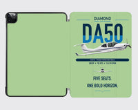 Thumbnail for Diamond DA50 RG design on light green ipad tablet case