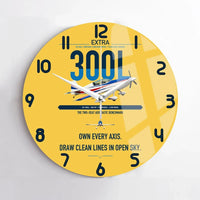 Thumbnail for Extra 300L design on yellow no frame wall clock