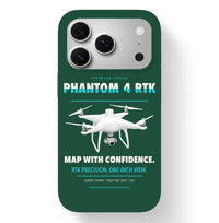 Thumbnail for DJI Phantom 4 RTK Case design on dark green iphone case