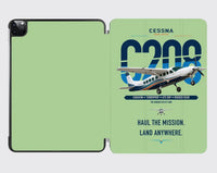 Thumbnail for Cessna 208 Caravan design on light green ipad tablet case