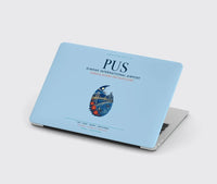 Thumbnail for Gimhae International Airport Busan (PUS) design on light blue MacBook case