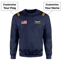 Thumbnail for Customisable Pilot Epaulettes 3D Sweatshirt - view 4
