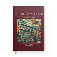 Thumbnail for VINTAGE G4003 - The Great Air Race - Designed Notebooks design on darkred