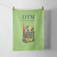 Thumbnail for Dortmund Airport (DTM) design on light green towel