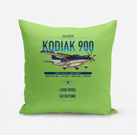Thumbnail for Daher Kodiak 900 design on light green pillow