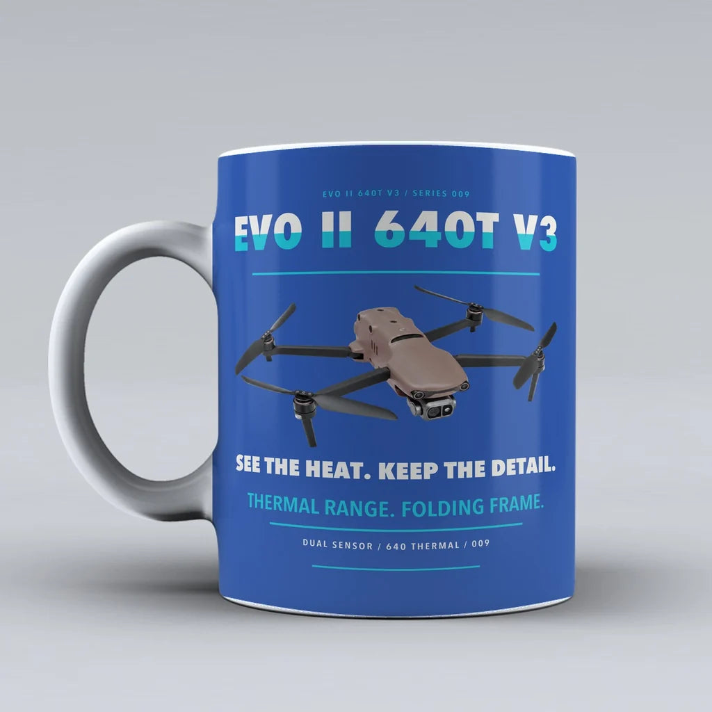 EVO II Dual 640T V3 Mug design on blue autel