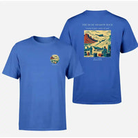 Thumbnail for VINTAGE G4334 - The Dune Shadow Race - Double-Side T-Shirt design on blue double side t shirt