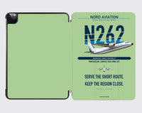 Thumbnail for Nord 262A design on light green ipad tablet case