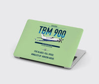 Thumbnail for Daher TBM 900 design on light green MacBook case
