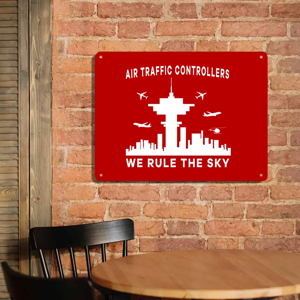 Air Traffic Controllers - We Metal Sign - view 4