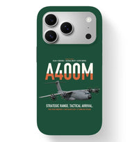 Thumbnail for Airbus A400M Atlas design on dark green magsafe iphone case, for iPhone 17 Pro