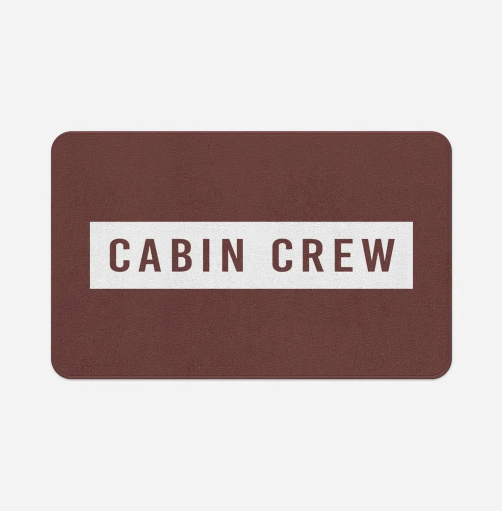 Cabin Crew Text Bath Mat - view 4