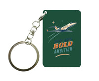 Thumbnail for SIGNAL 579 - Quiet Cabin Bold Ambition - Key Chain design on dark green key chain