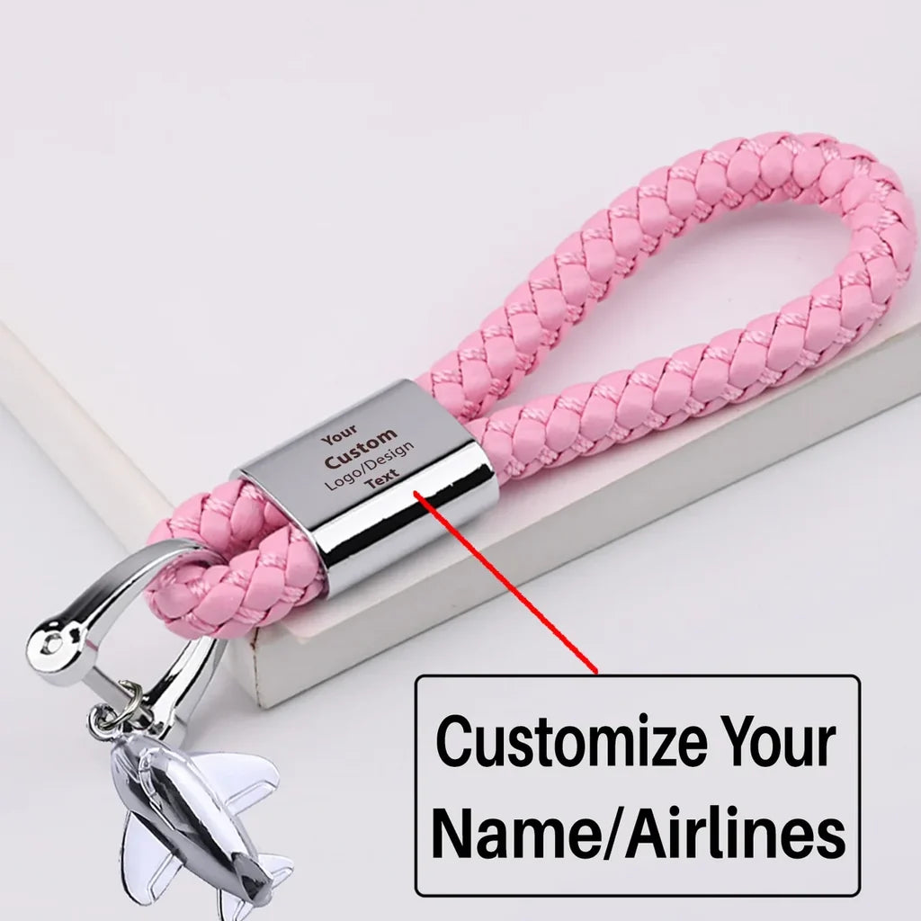 Customisable Logo Design Leather Car Key Chain - view 4