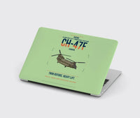 Thumbnail for Boeing CH-47F Chinook design on light green MacBook case