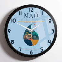 Thumbnail for Manaus - Eduardo Gomes International Airport MAO Wall-Clock Framed - Light Blue