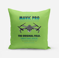 Thumbnail for DJI Mavic Pro design on light green pillow