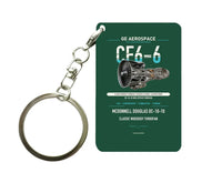 Thumbnail for CF6-6 Key Chain design on dark green key chain