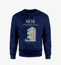 Thumbnail for Mobile Regional Airport (MOB) design on navy blue sweatshirt