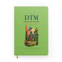 Thumbnail for Dortmund Airport (DTM) design on light green notebook